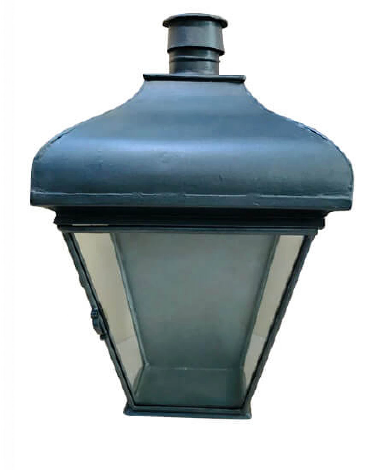 Pair of English style copper wall street lamps for outdoor use, 20th century 1166584