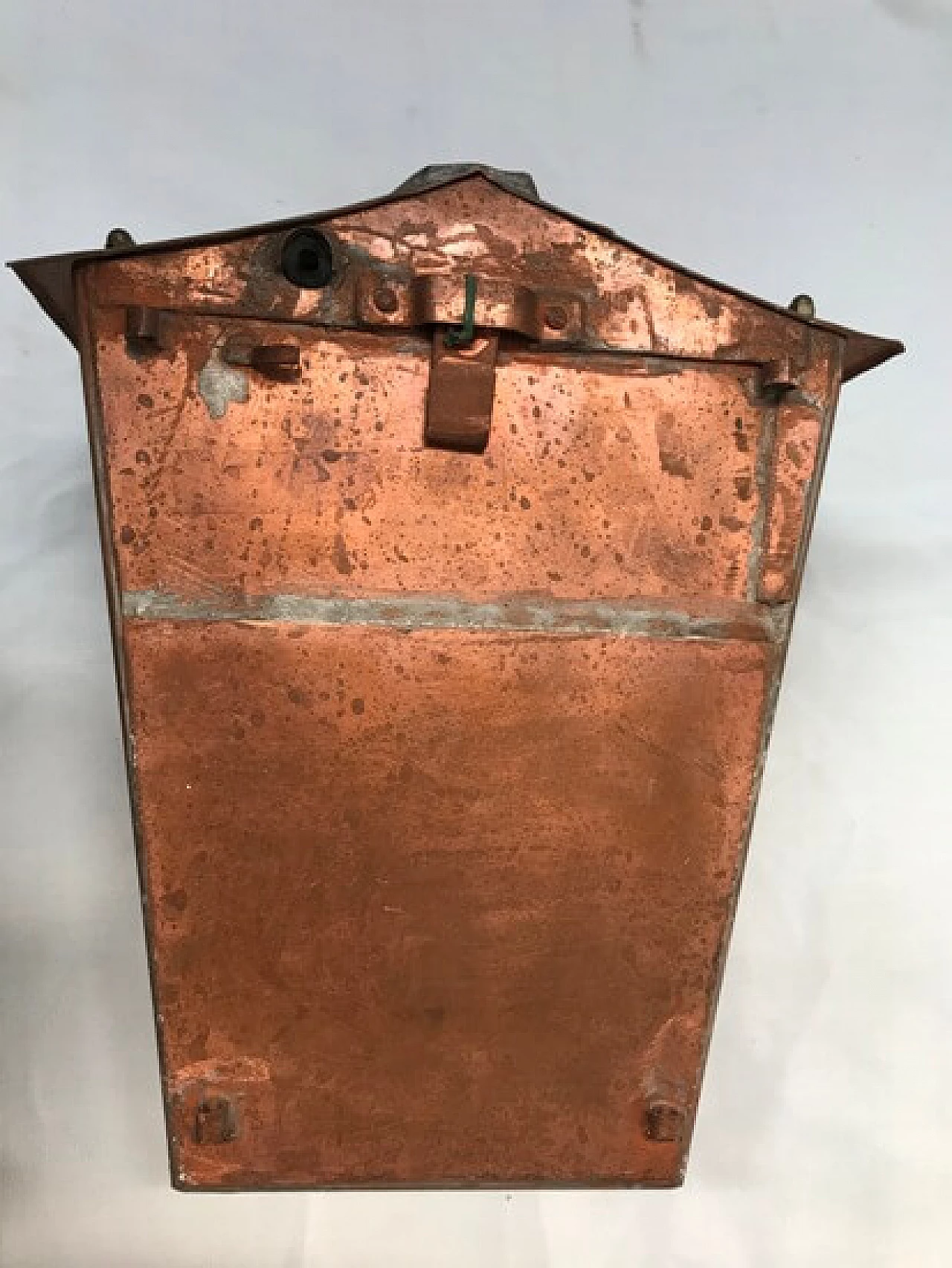 English style copper lamp with grating, 20th century 1166592