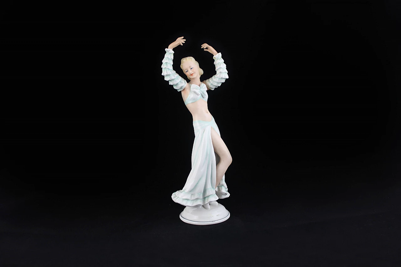 Ceramic sculpture Ballerina by Chaubach Kunst, 40s 1166626
