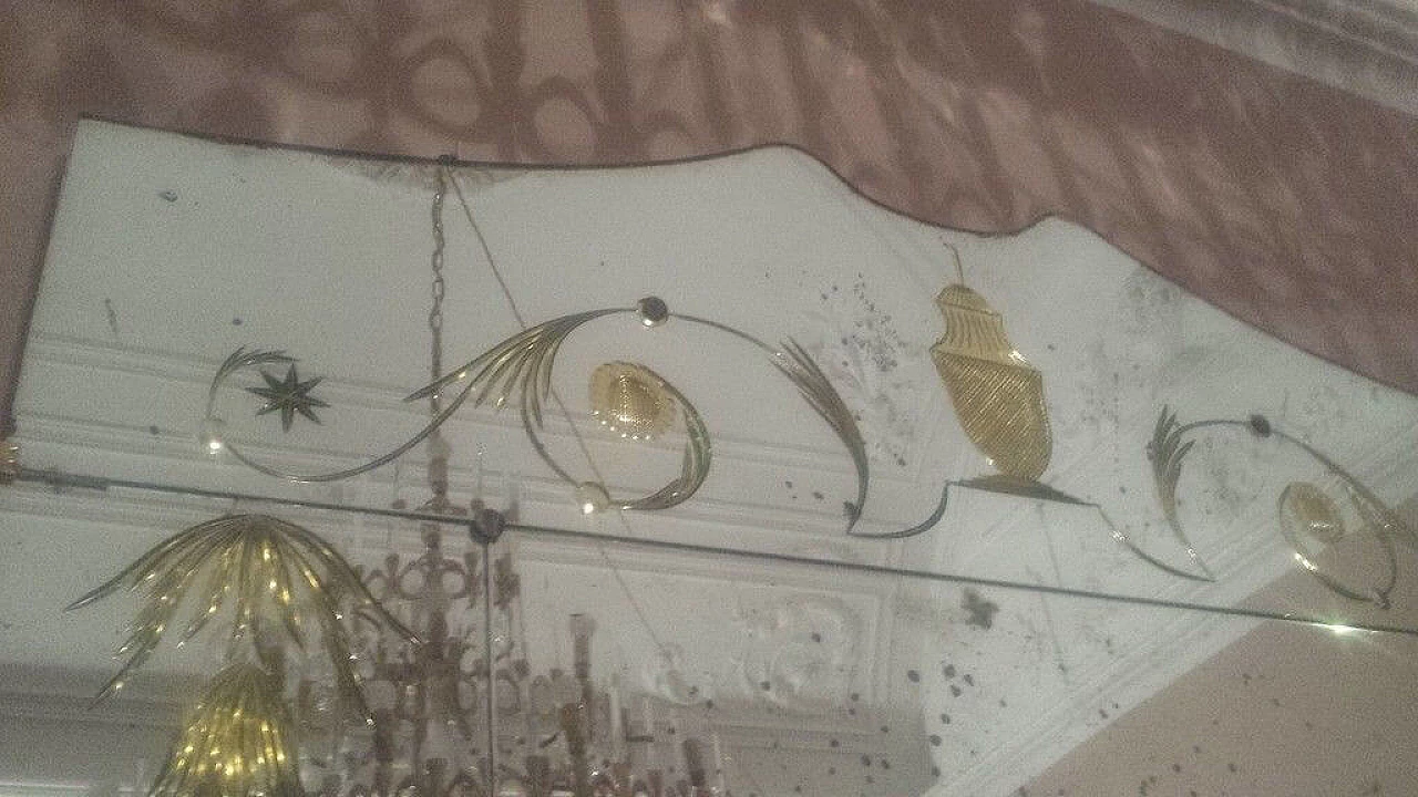 Specchio Cristal Art Torino, anni '50 1166643