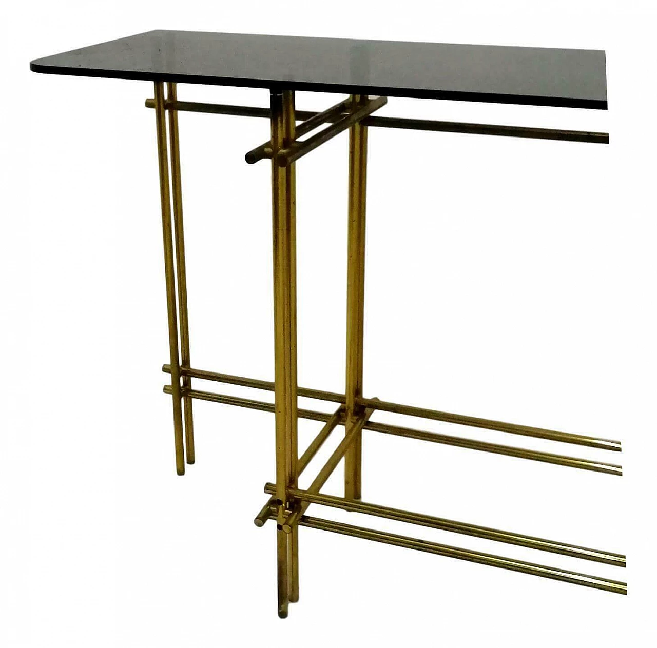 Brass console table, 70s 1166815