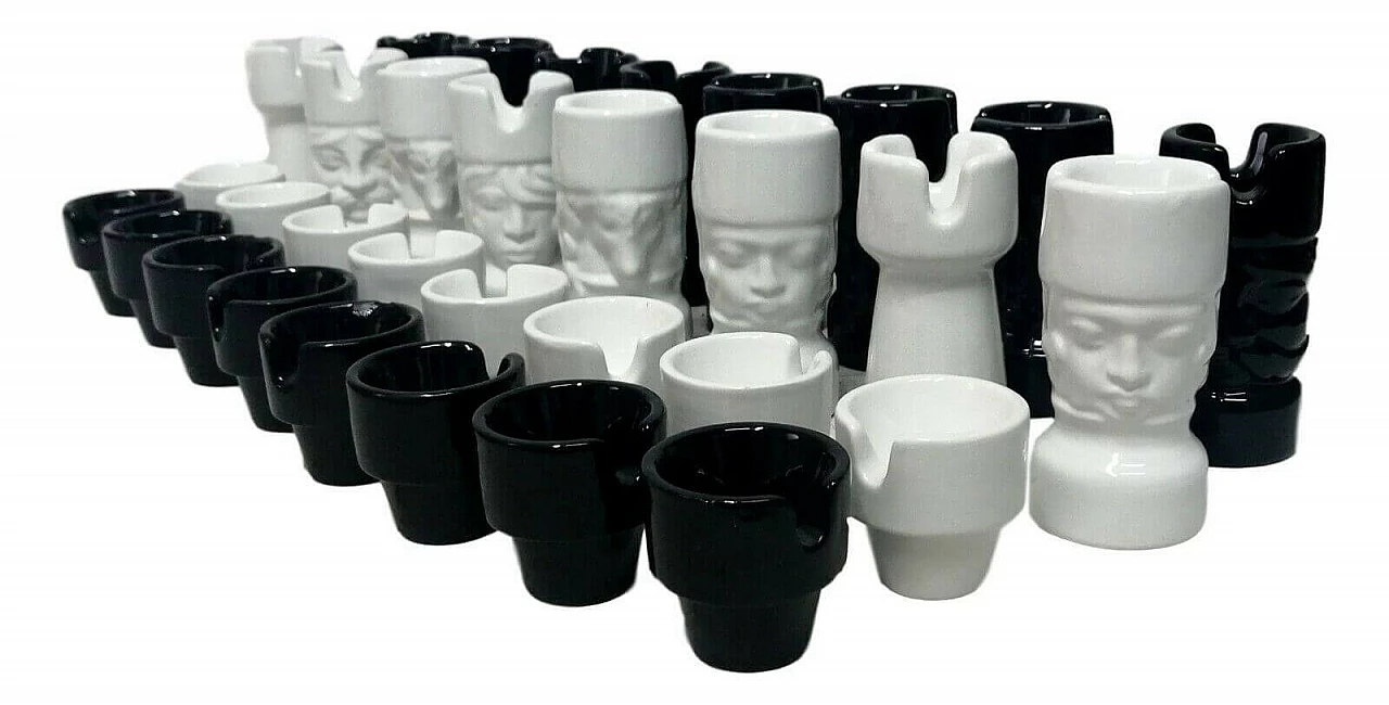 Scacchi in ceramica di Enzo Bioli per Il Picchio 1166875