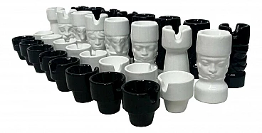 Ceramic Chess by Enzo Bioli for Il Picchio
