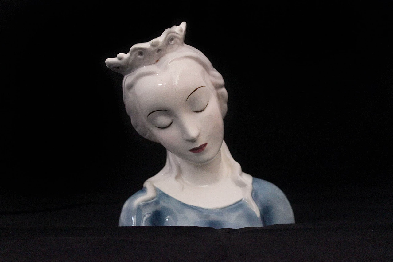 Ceramic bust of Madonna by Goldscheider, 1940s 1167467