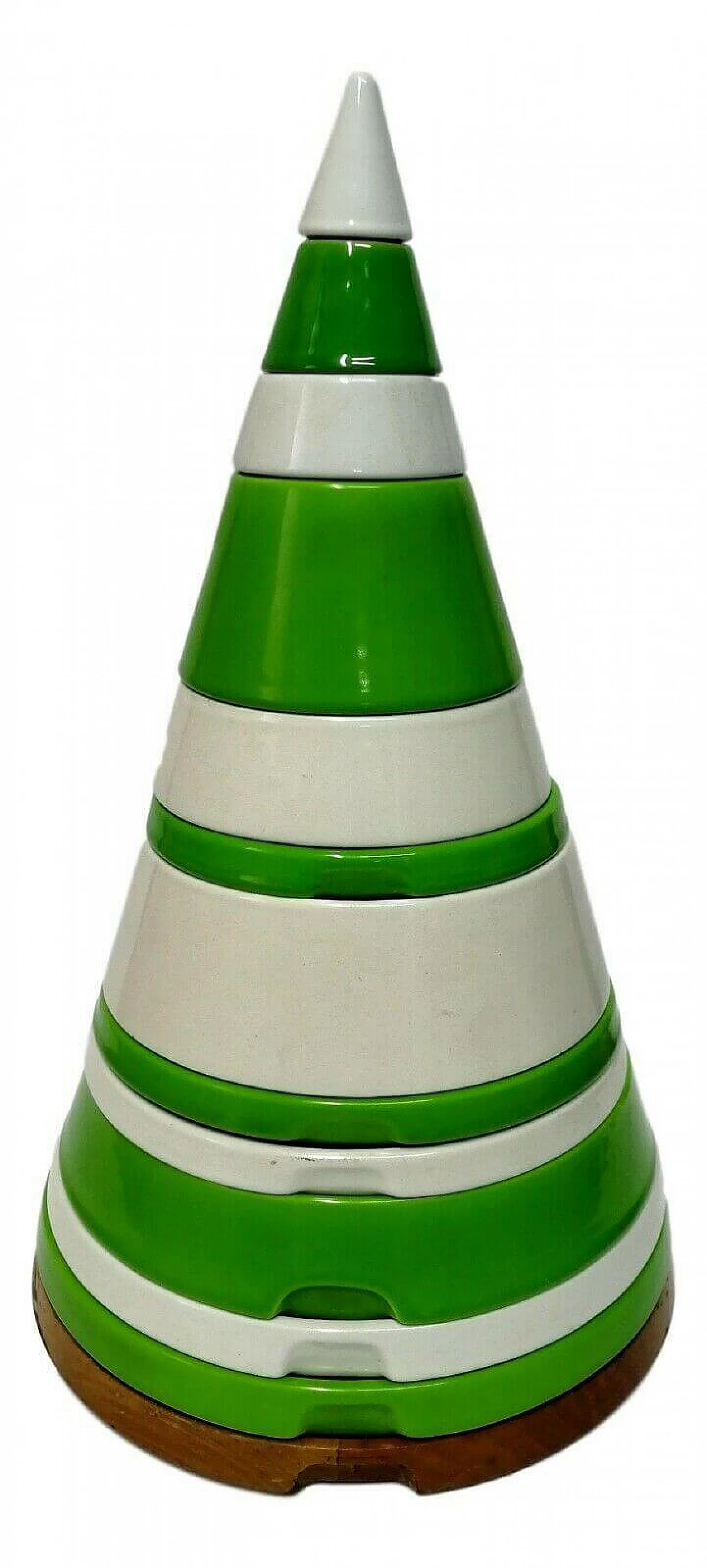 Ceramic tableware Cone designed by Ettore Sottsass for Pierre Cardin, produced by Franco Pozzi, 1969 1168079
