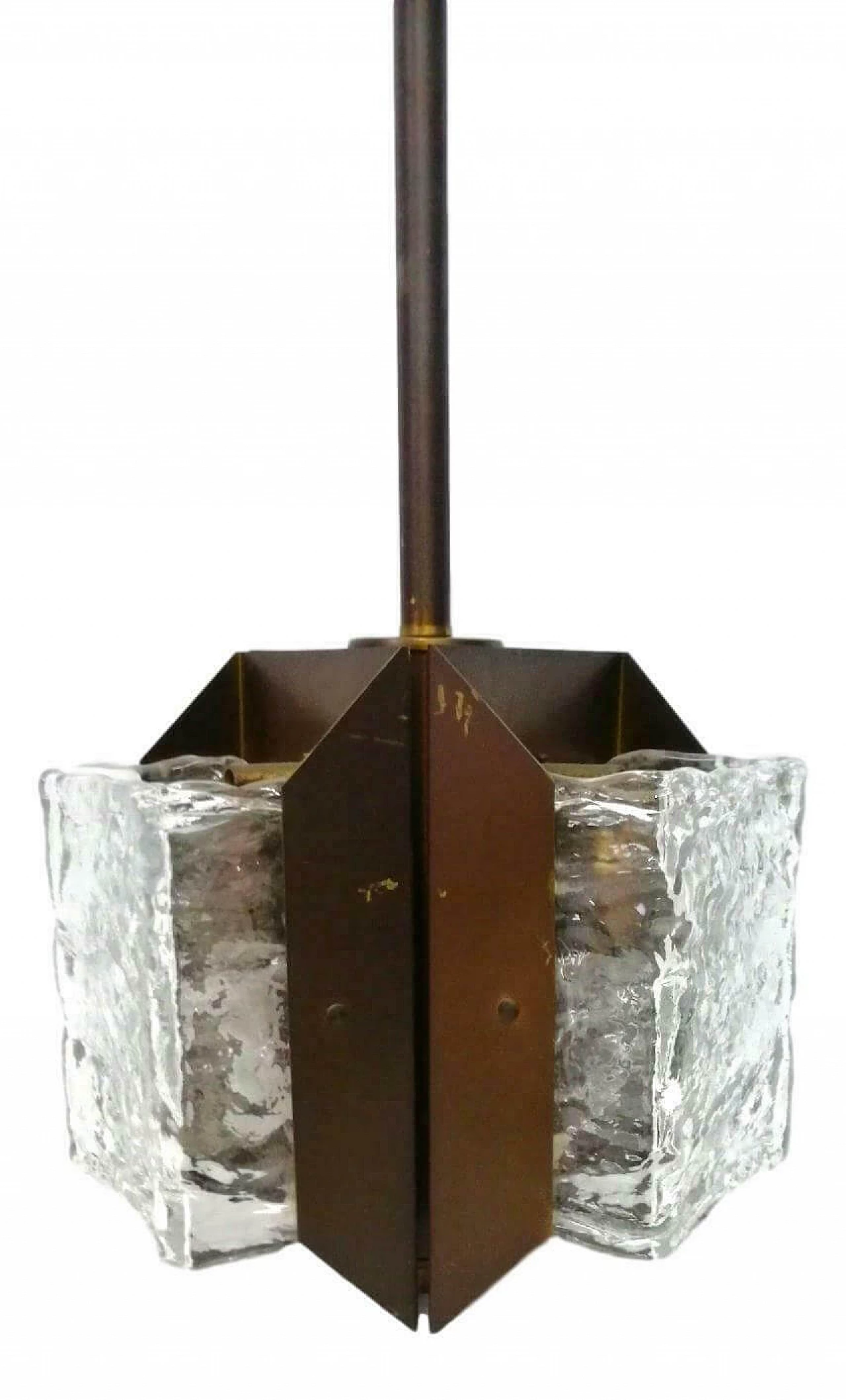 Three-light pendant lamp by J.T. Kalmar, 1970s 1168246