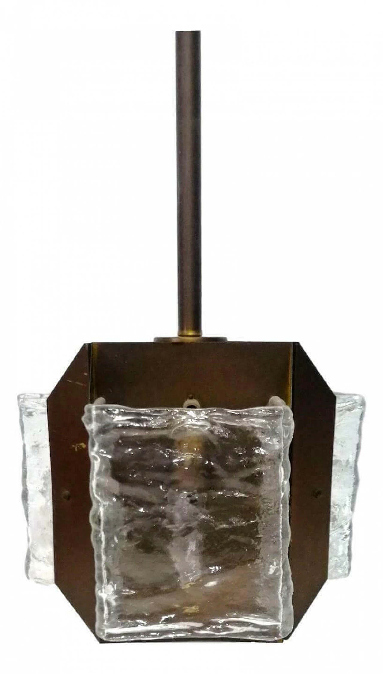 Three-light pendant lamp by J.T. Kalmar, 1970s 1168248