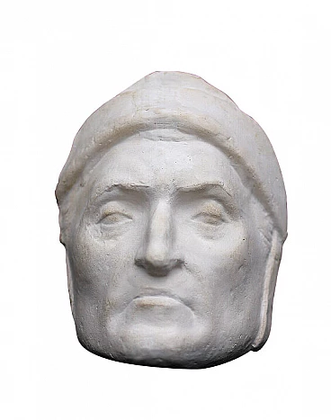 Mask of Dante Alighieri in plaster