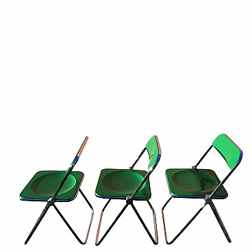 Folding chairs Plia by Giancarlo Piretti for Anonima Castelli, 1967