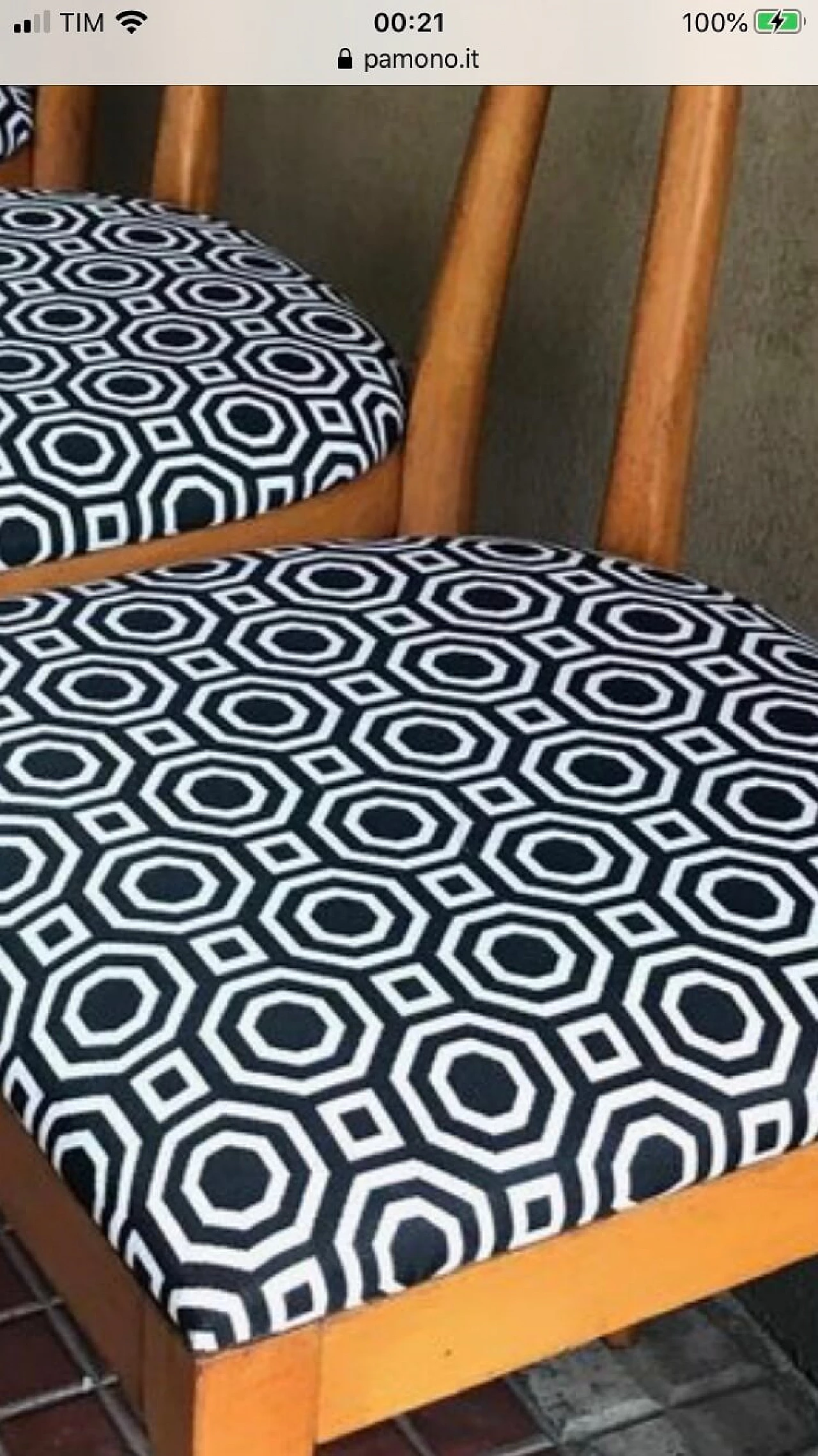 6 beechwood chairs, 50s 1168531