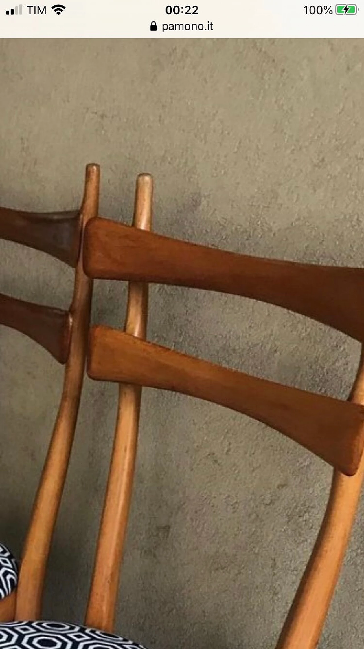 6 beechwood chairs, 50s 1168533