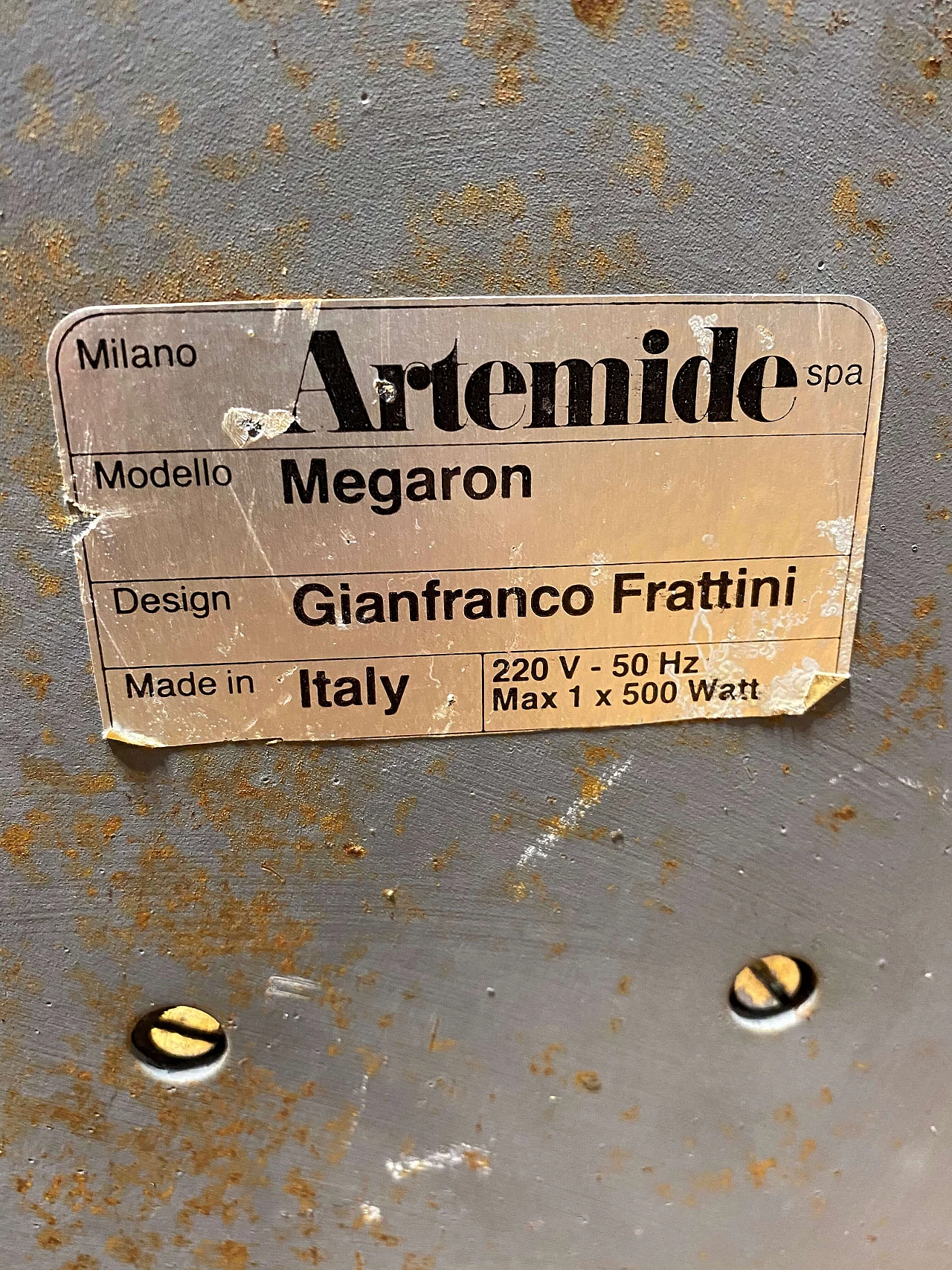 Floor lamp Megaron by Gianfranco Frattini for Artemide, 80s 1168583