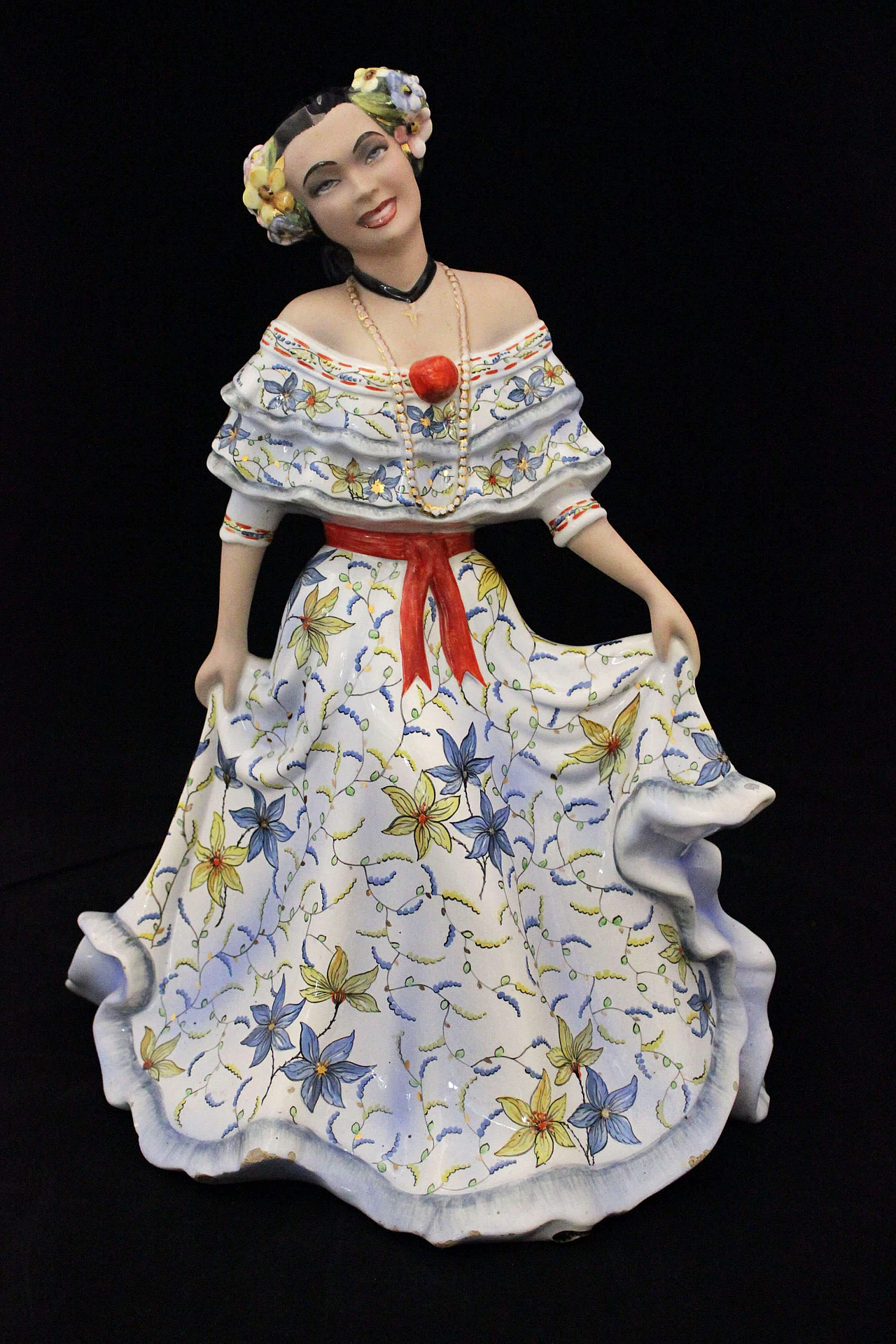 Scultura in ceramica di figura femminile di TRE AAA Torino, anni '40 1168800