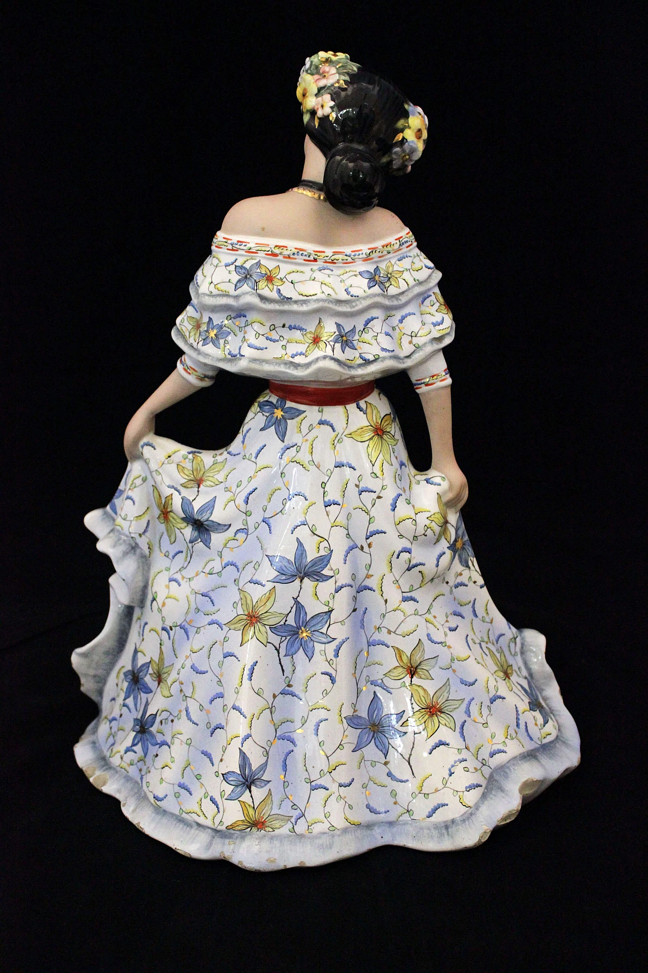 Scultura in ceramica di figura femminile di TRE AAA Torino, anni '40 1168801
