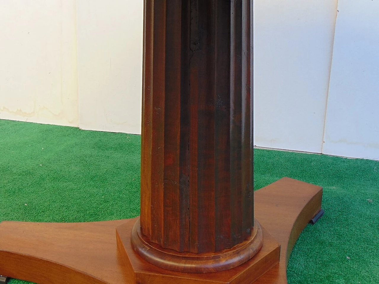 Tavolo rotondo periodo Impero in noce, '800 1168986