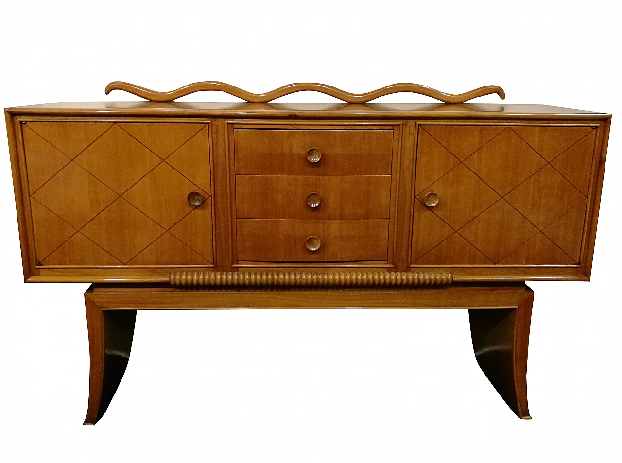 Cherry wood sideboard attributed to Paolo Buffa, 1950s 1169128