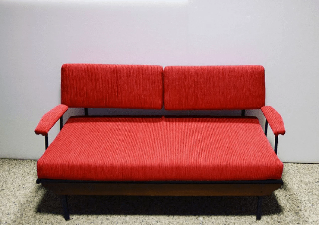 Corduroy sofa, 50s 1169151