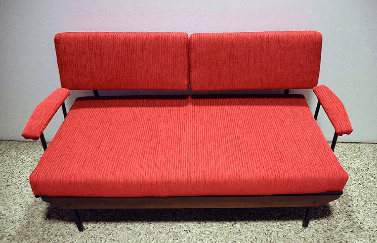 Corduroy sofa, 50s 1169152