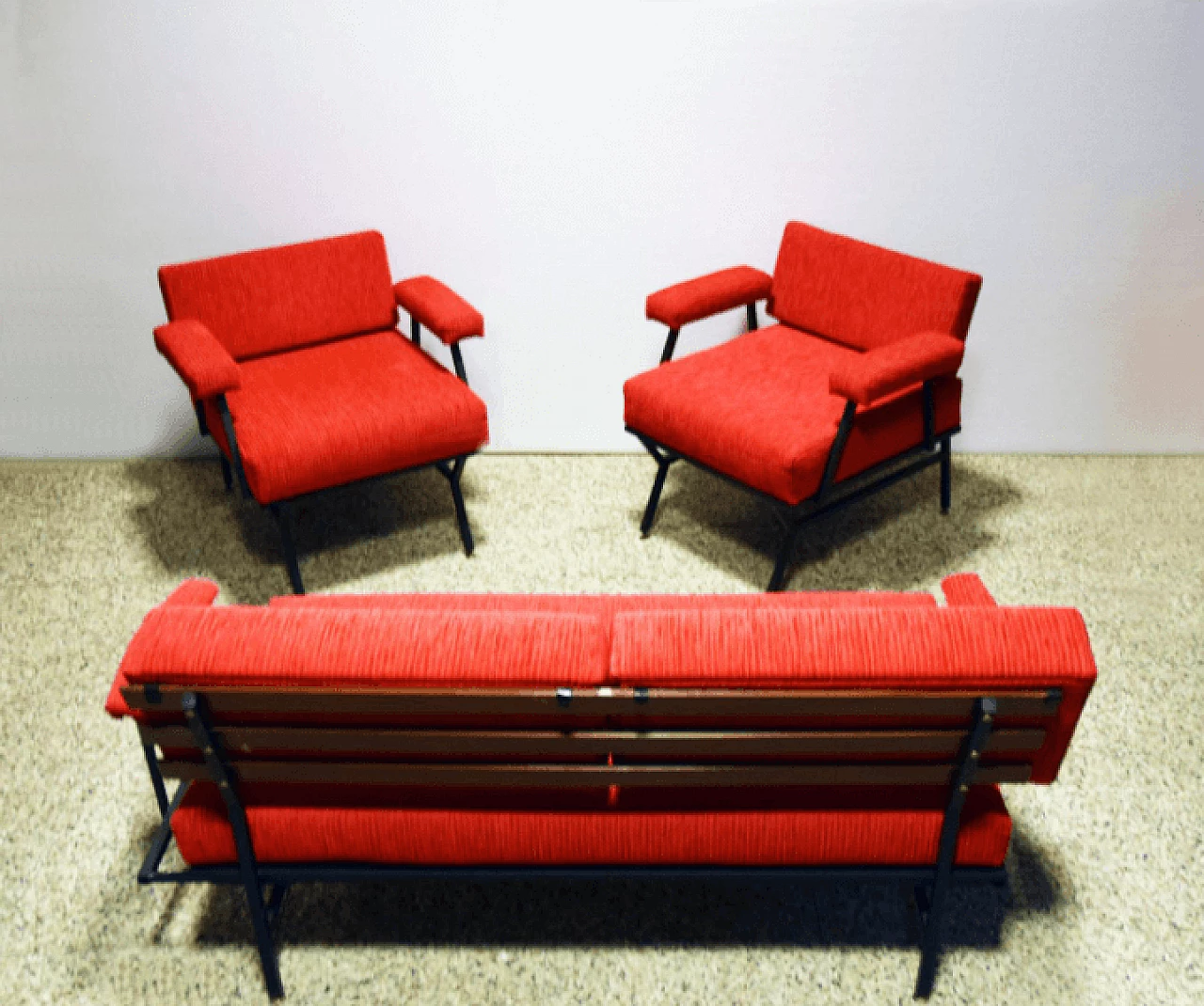 Corduroy sofa, 50s 1169159