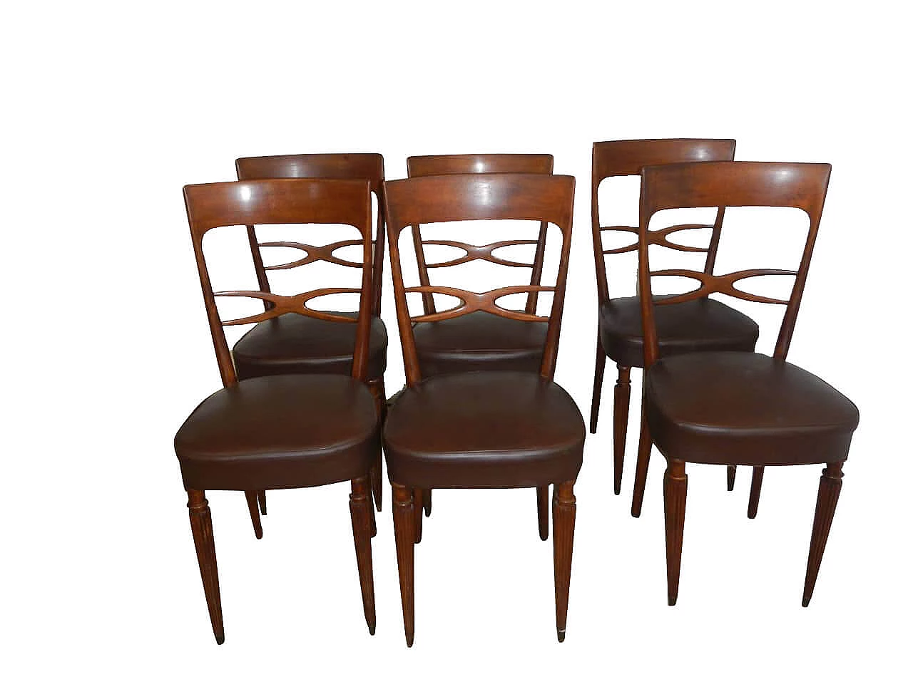 6 Beechwood chairs by Paolo Buffa, 1950s 1169429