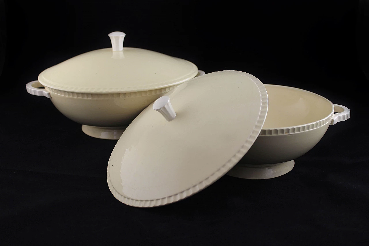 Pair of soup tureens from Boch Frères, La Louviere, 1920 1169519