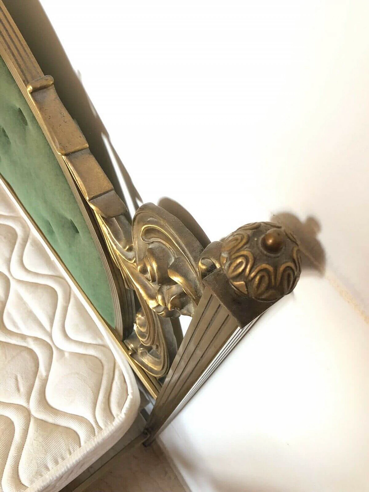 Brass single bed, 50s 1170321