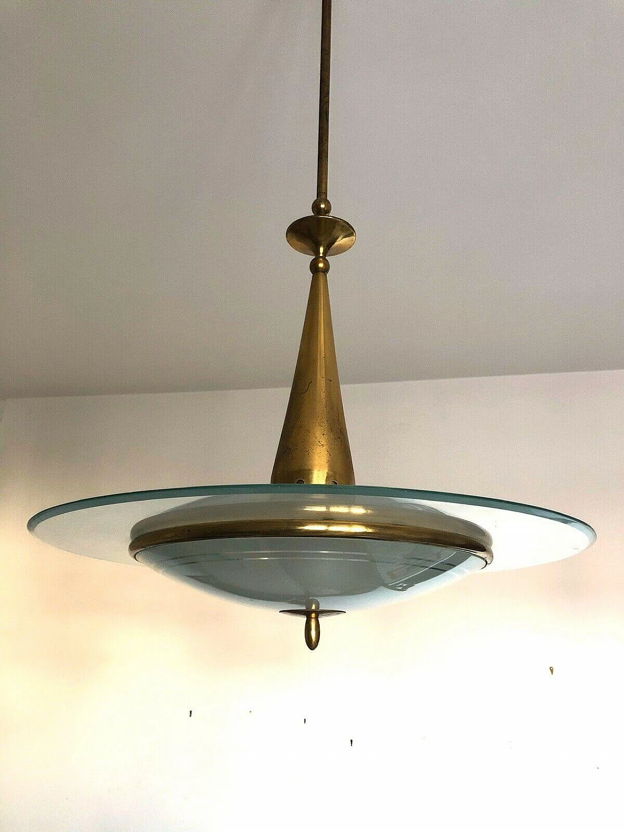Chandelier by Pietro Chiesa for Fontana Arte, 50s 1170339