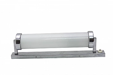 Lampada da parete cromata Bauhaus, Cecoslovacchia, anni '50