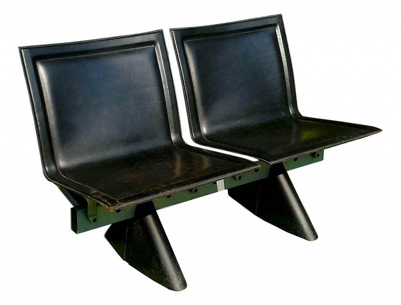 Two-seater sofa by Matteo Grassi for Fiumicino Airport, 1990 1170905