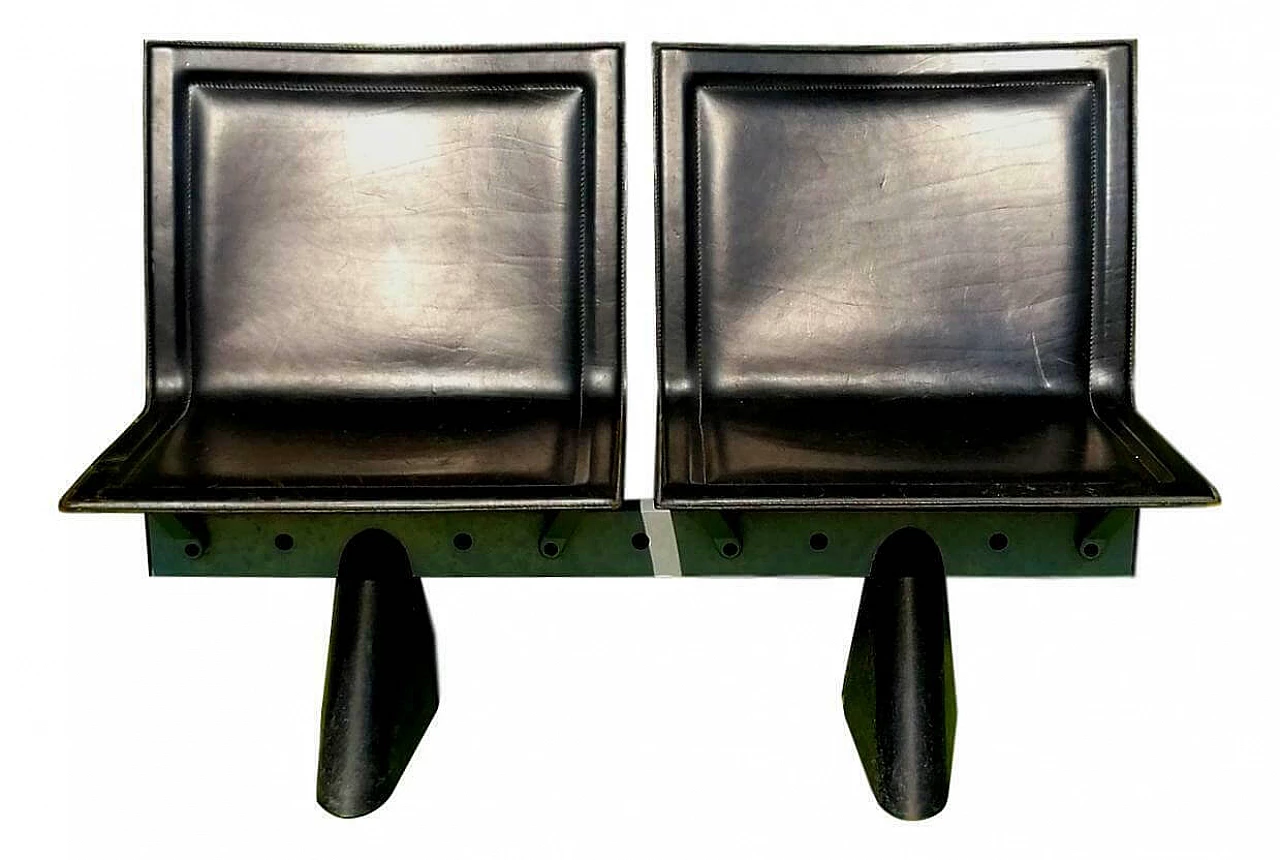 Two-seater sofa by Matteo Grassi for Fiumicino Airport, 1990 1170906