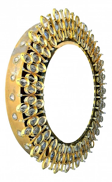 Backlit mirror by Ernst Palma for Palwe, 60s