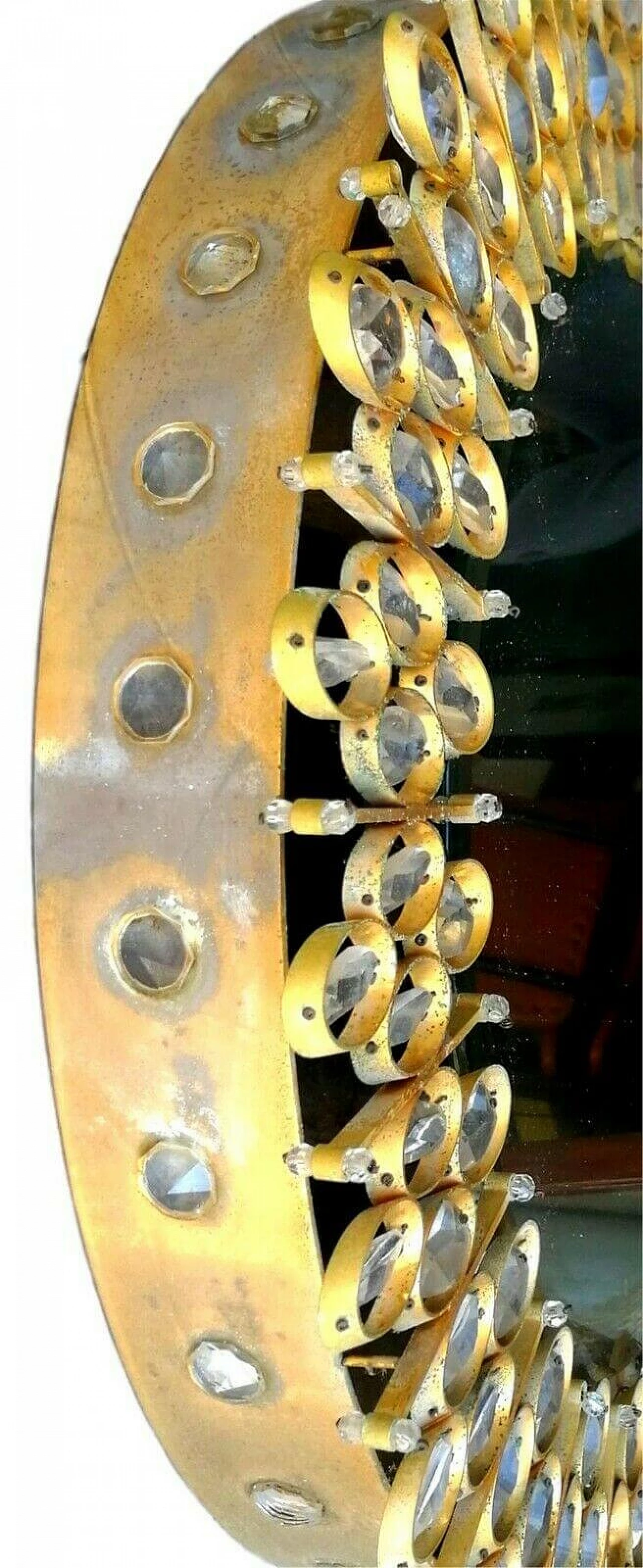 Specchio retroilluminato di Ernst Palma per Palwe, anni '60 1170924