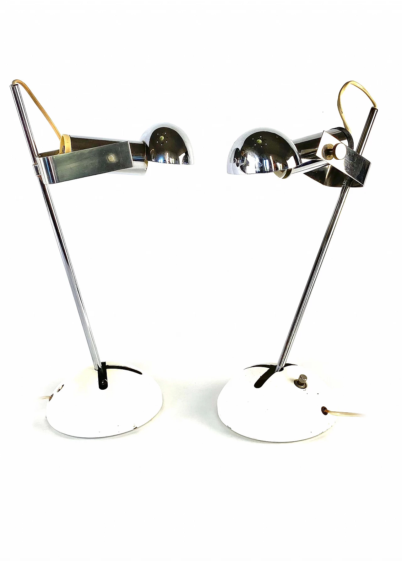 Pair of table lamp T395 by Robert Sonneman for Luci Milan, 1972 1171796