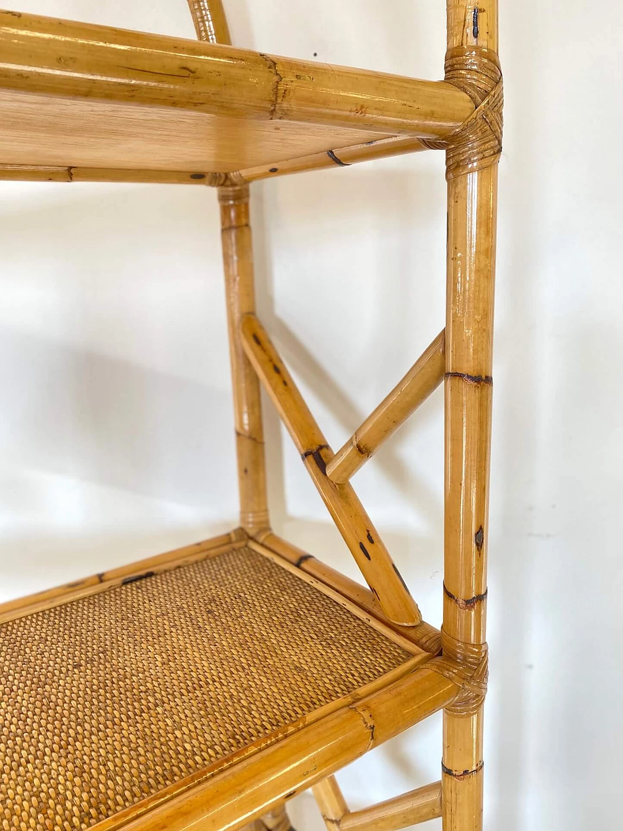 Libreria in bambù, anni '70 1172094