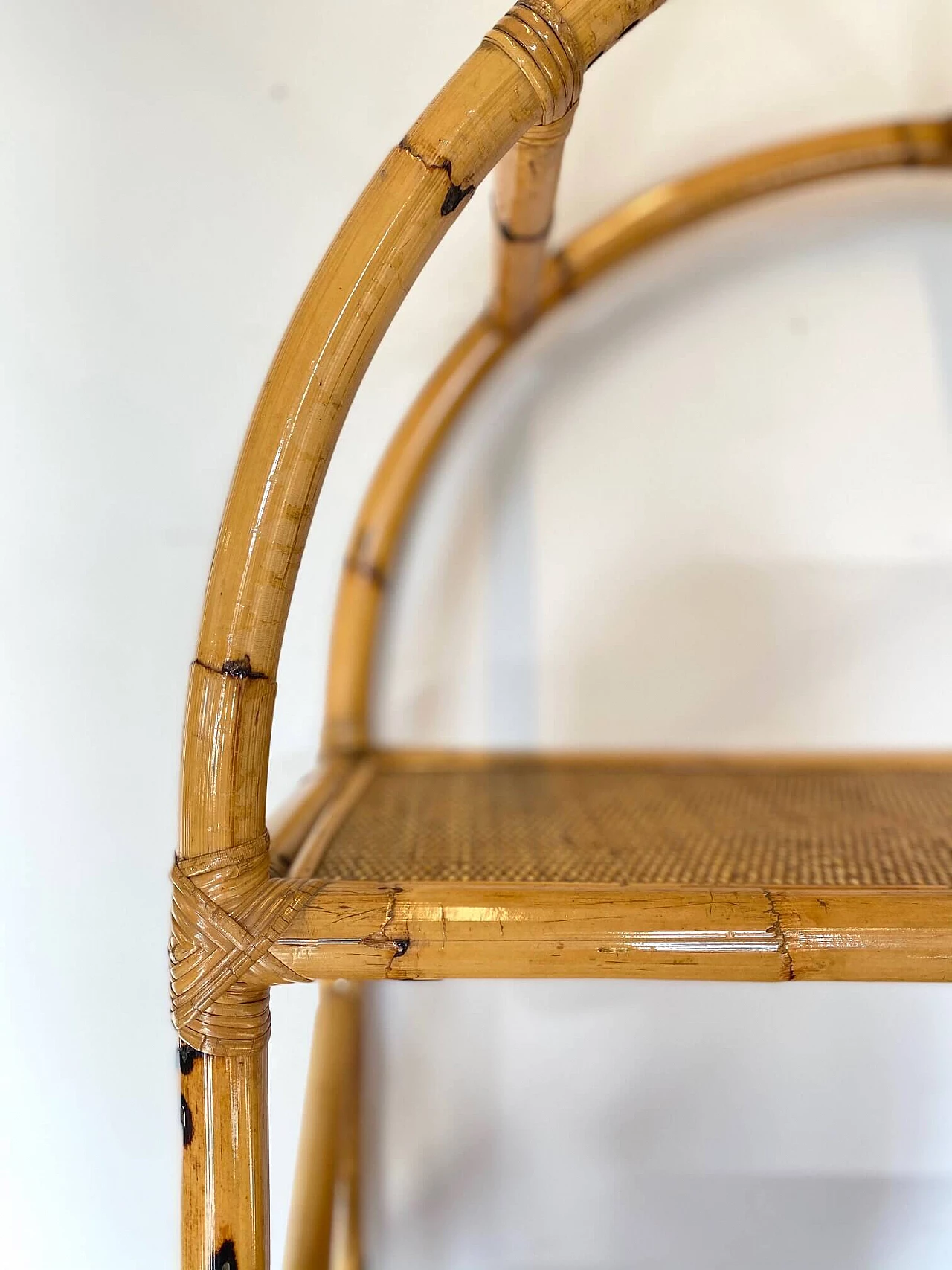 Libreria in bambù, anni '70 1172096