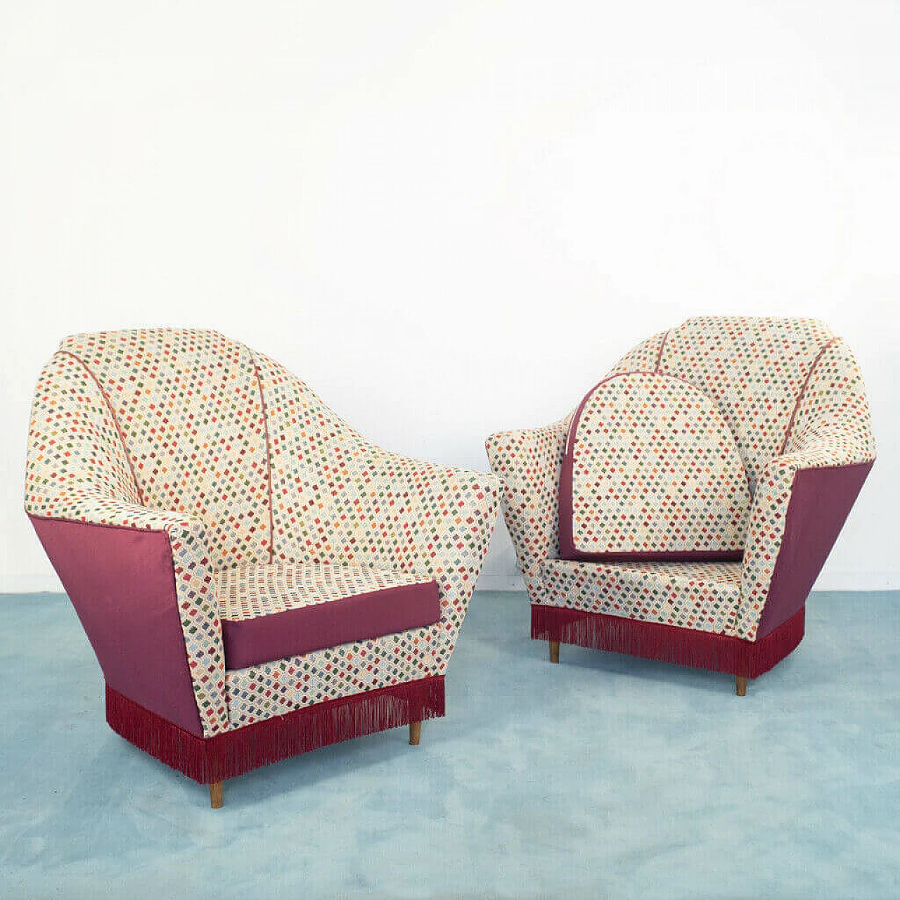 Pair of armchairs by Ico Parisi for Ariberto Colombo, 70s 1172151