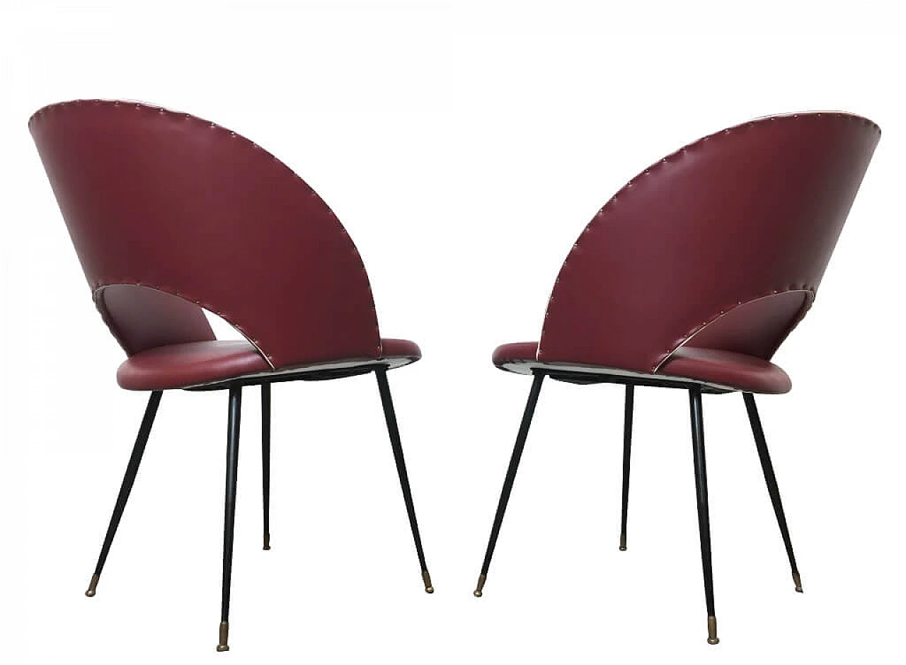 Pair of armchairs by Gastone Rinaldi, 1950s 1172322