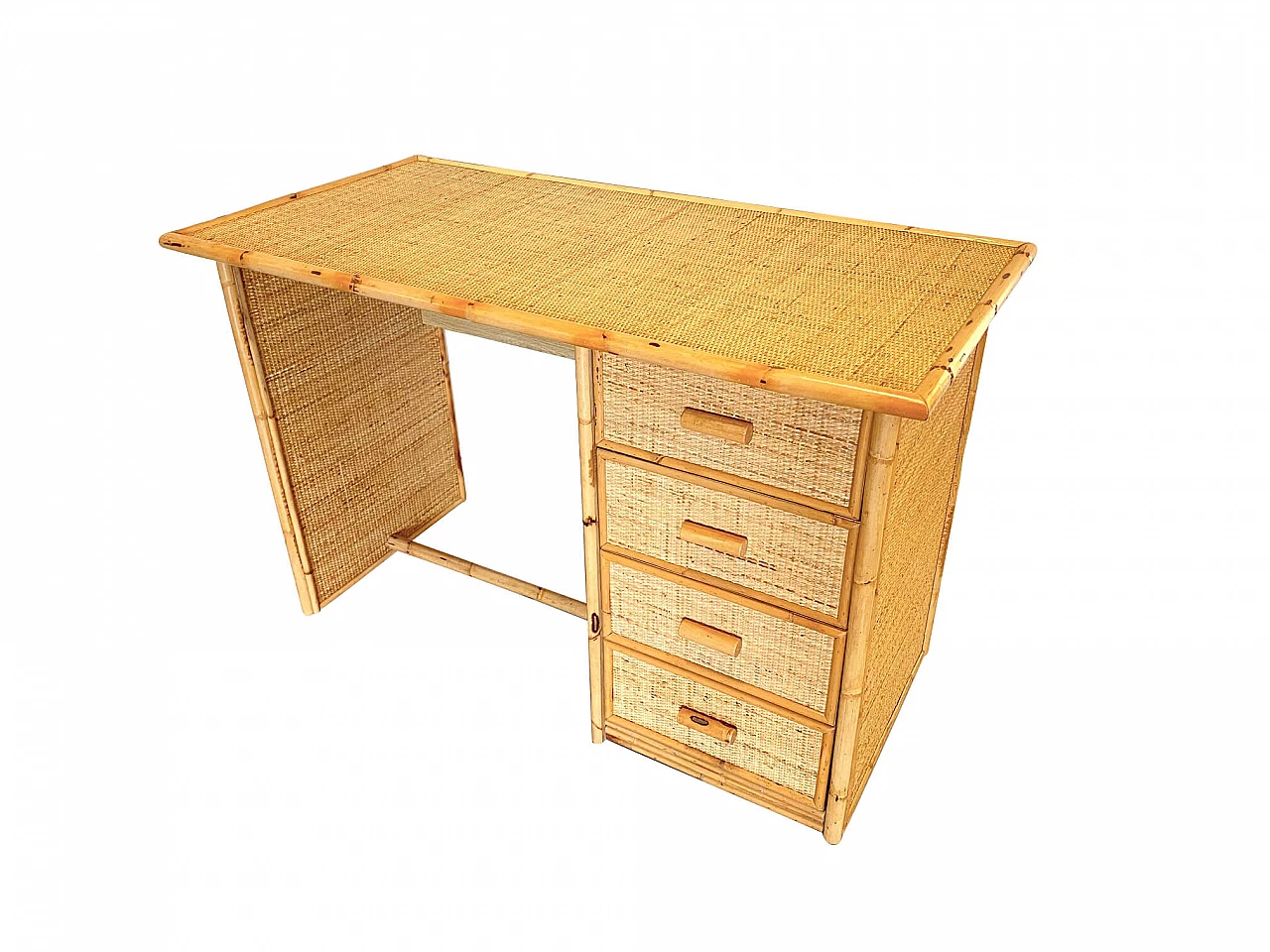 Bamboo desk, 70's 1172324