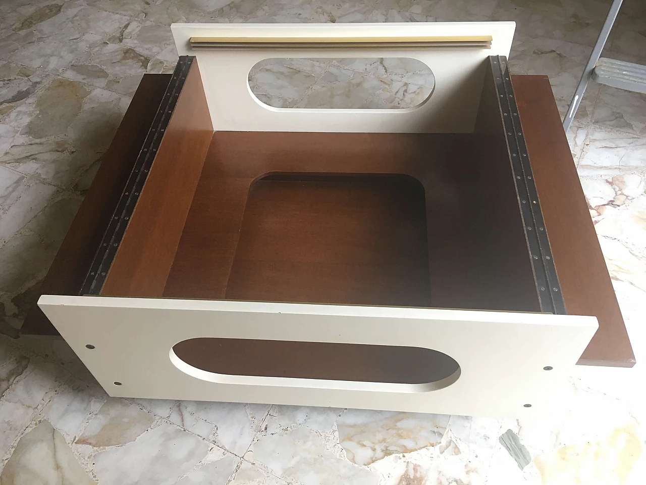 Coffee table with bar compartment, 60s 1172645