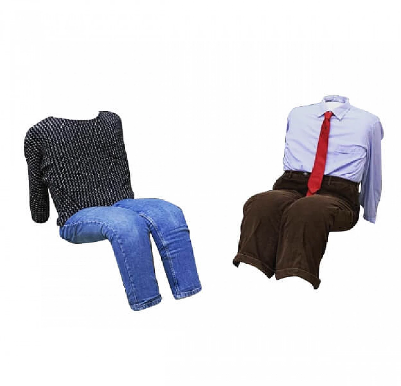 Pair of armchairs Bambolone by Lux Armchair, 70s 1172687