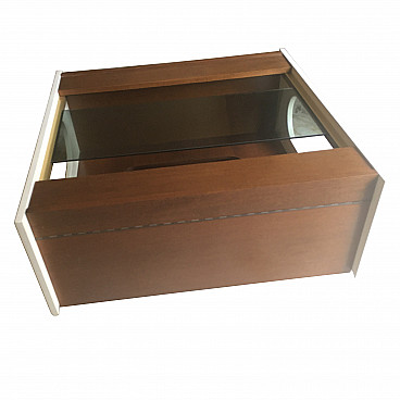 Coffee table with bar compartment, 60s