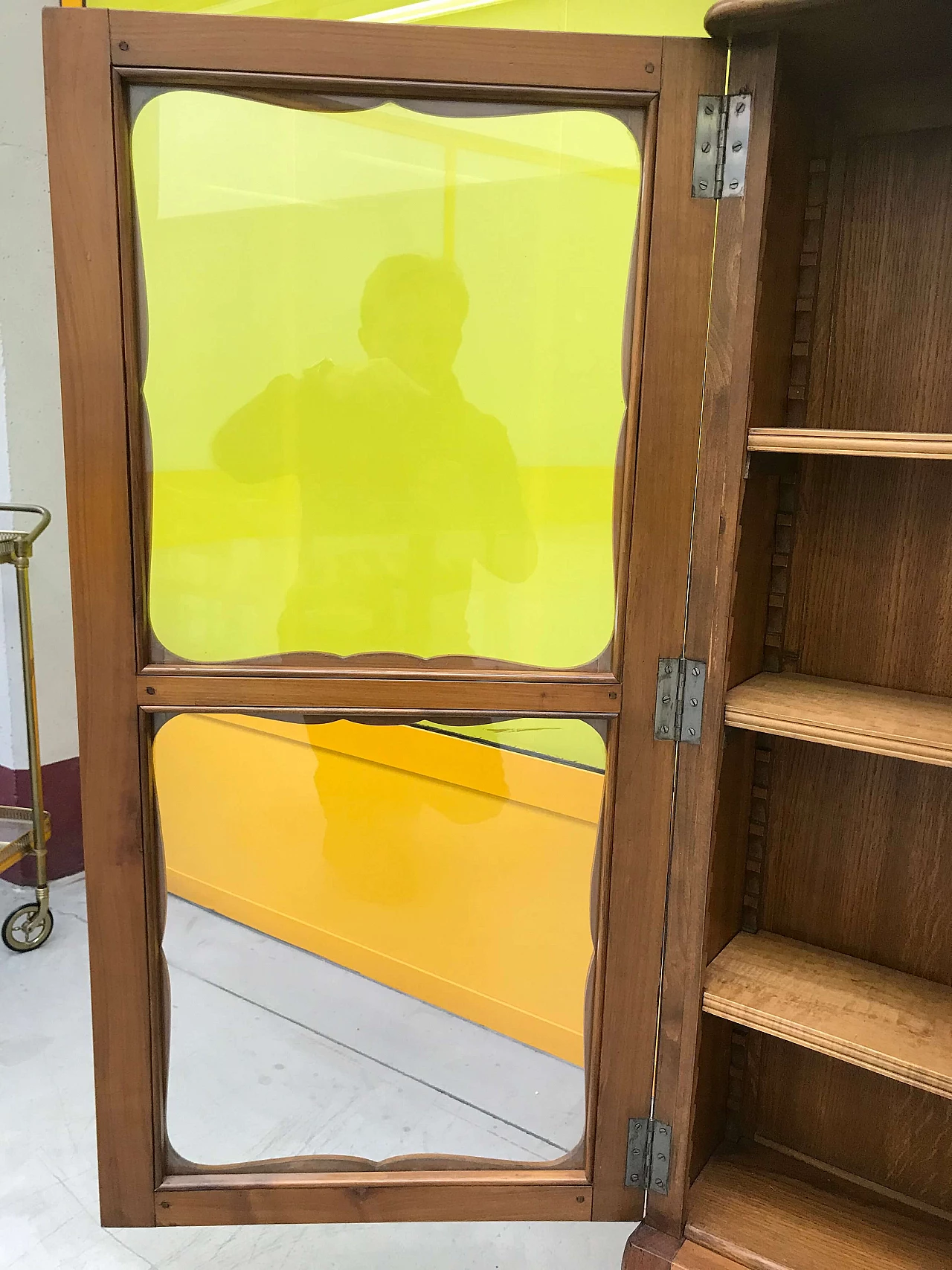 Two-door cherry wood showcase, '800 1172761