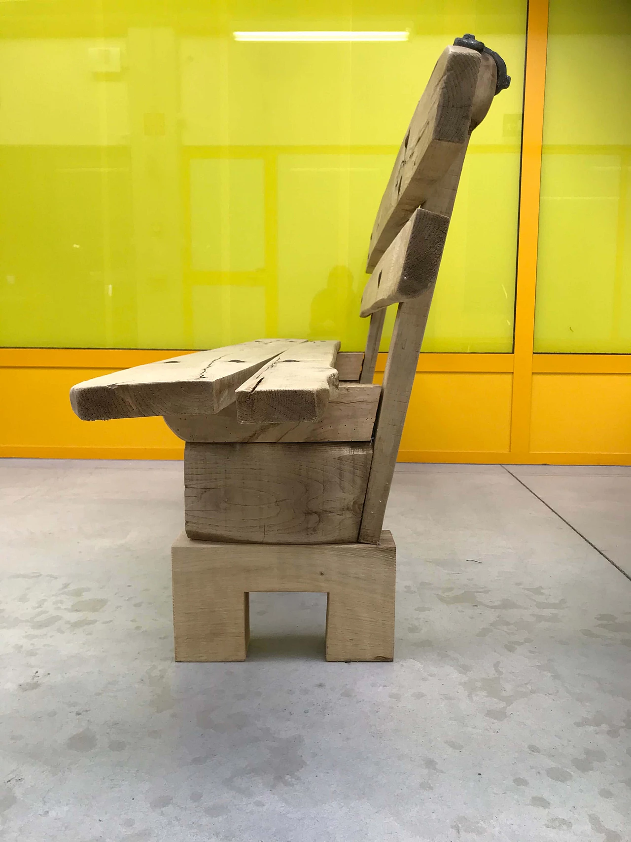 Panchina o Panca in rovere, originale '800 1172769