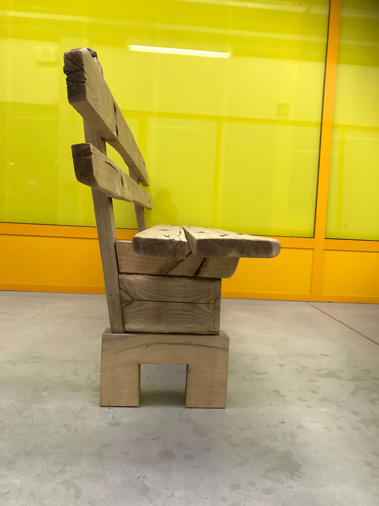 Panchina o Panca in rovere, originale '800 1172771