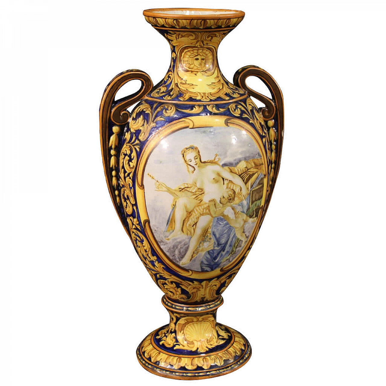 Coppa in ceramica dipinta, anni '50 1172839
