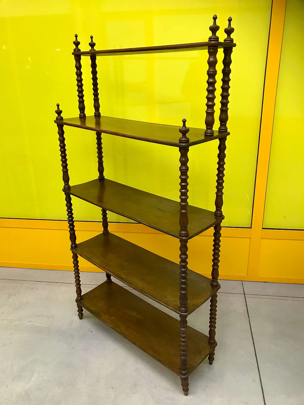 Etagere walnut floor standing bookcase of the '800 1172909