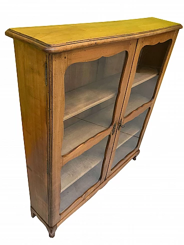 Two-door cherry wood showcase, '800