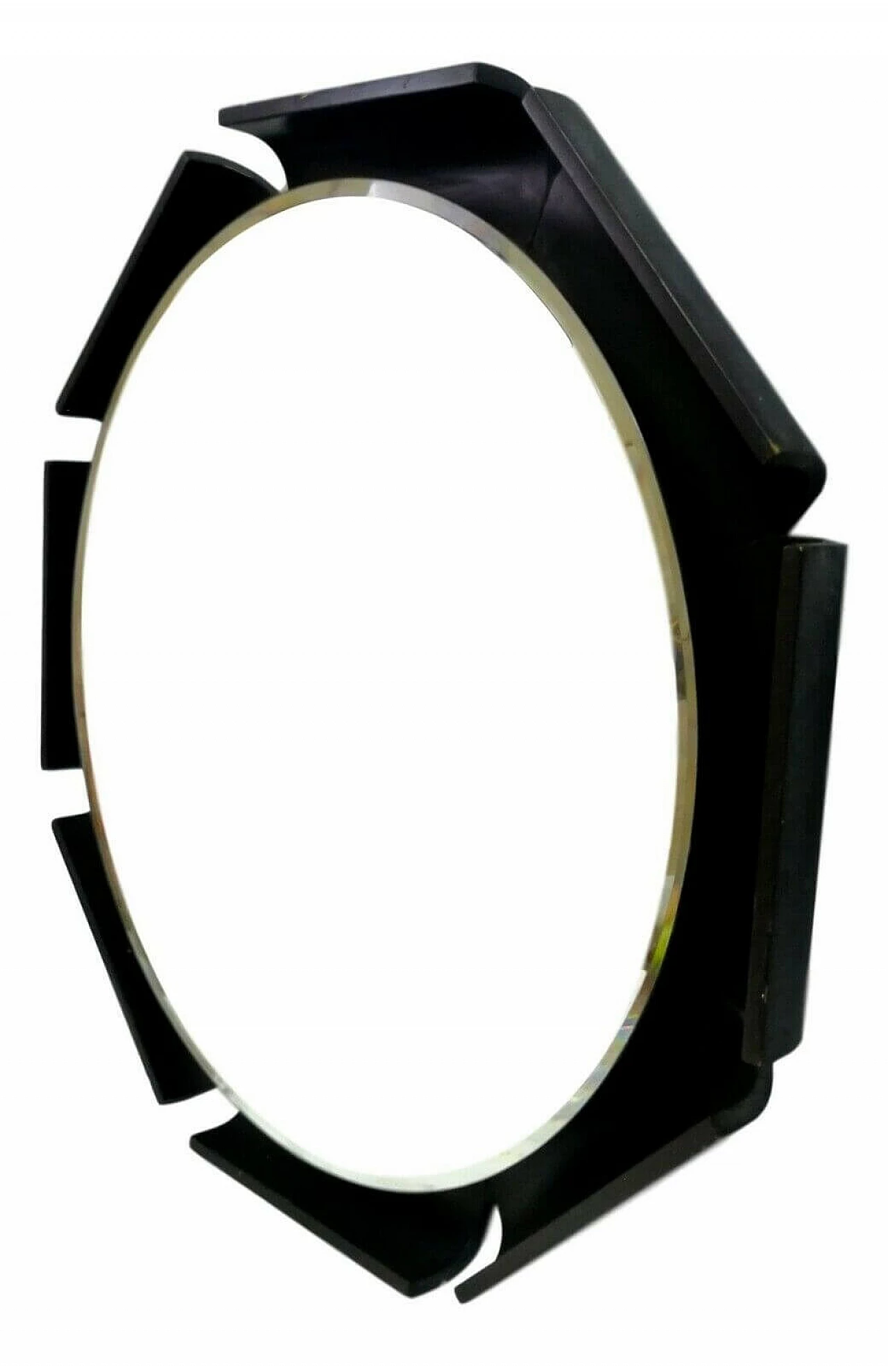 Backlit mirror in wood by ISA Bergamo, 70s 1173288