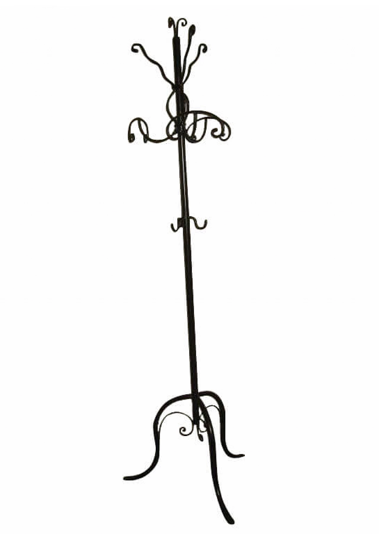 Black iron coat rack 1173770