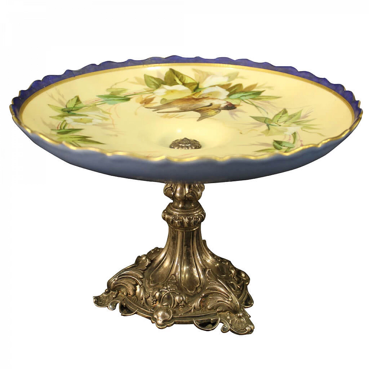 Centrotavola in ceramica dipinta, anni '20 1173786